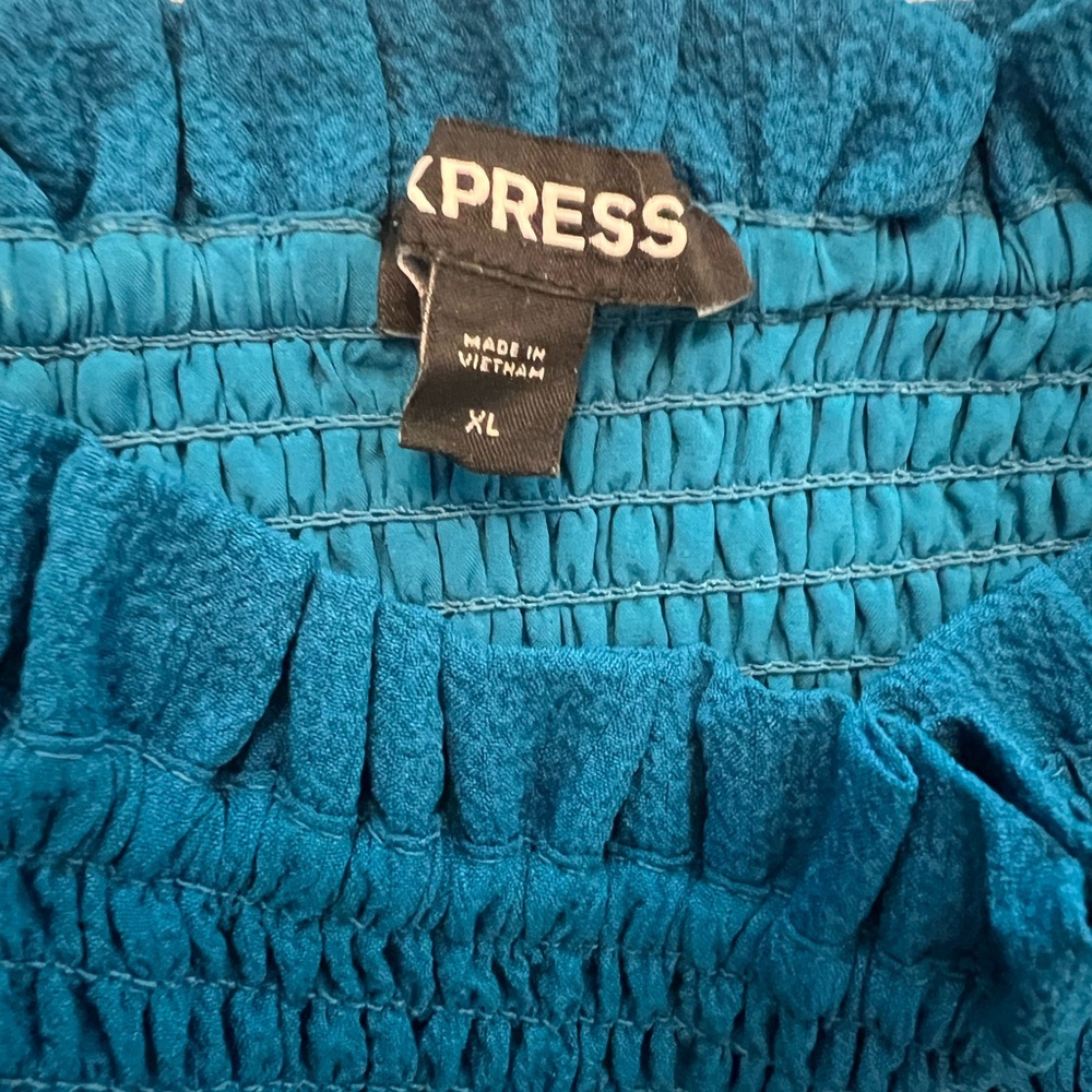 Smocked Ruffle Off The Shoulder Dress - Picture 5 of 5